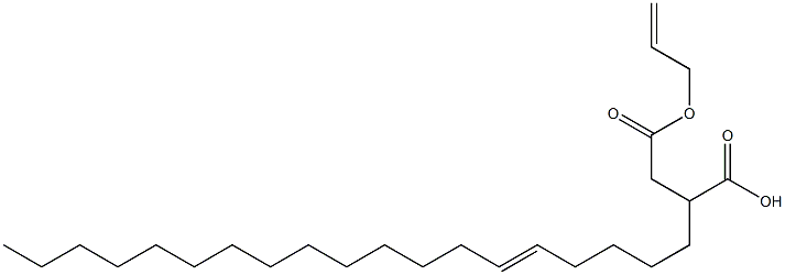 2-(5-Nonadecenyl)succinic acid 1-hydrogen 4-allyl ester Struktur