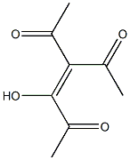 1,2,2-Triacetylethen-1-ol 结构式