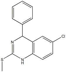 6-Chloro-4-phenyl-1,4-dihydro-2-(methylthio)quinazoline