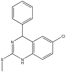  6-Chloro-4-phenyl-1,4-dihydro-2-(methylthio)quinazoline