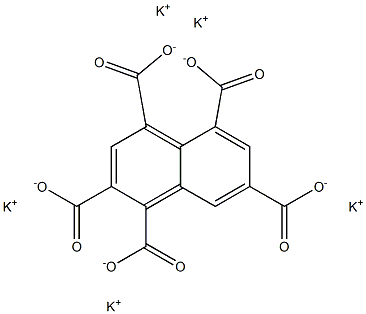 1,2,4,5,7-Naphthalenepentacarboxylic acid pentapotassium salt Structure