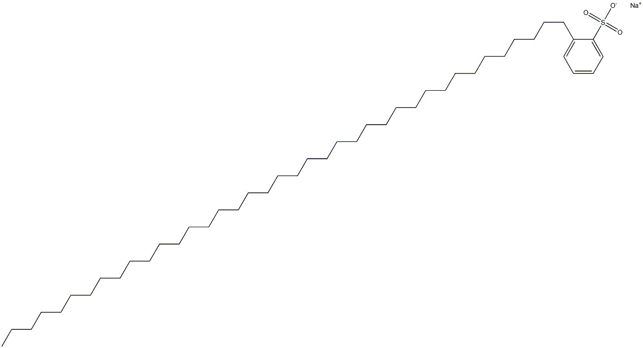 2-(Nonatriacontan-1-yl)benzenesulfonic acid sodium salt Structure