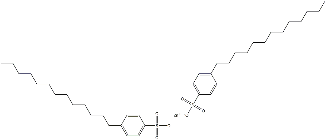 Bis(4-tridecylbenzenesulfonic acid)zinc salt Struktur