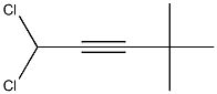 1,1-Dichloro-4,4-dimethyl-2-pentyne Structure