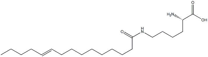 N6-(10-Pentadecenoyl)lysine Structure