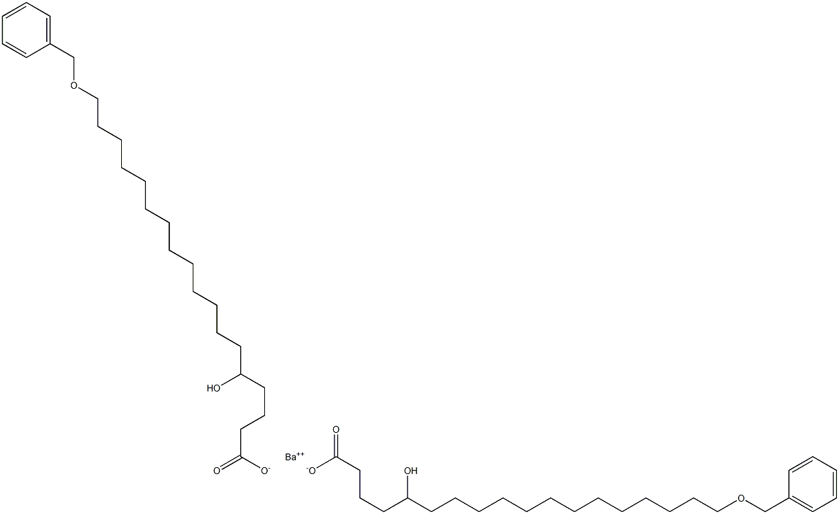 Bis(18-benzyloxy-5-hydroxystearic acid)barium salt|