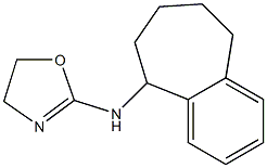 6,7,8,9-Tetrahydro-N-(2-oxazolin-2-yl)-5H-benzocyclohepten-5-amine 结构式