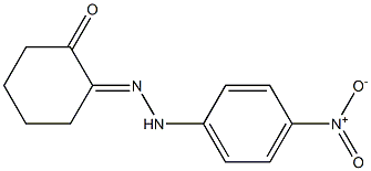 2-[2-(4-Nitro-phenyl)hydrazono]cyclohexanone 结构式