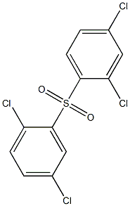 2,4-Dichlorophenyl 2,5-dichlorophenyl sulfone Structure