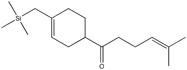 4-(Trimethylsilylmethyl)-3-cyclohexenyl 4-methyl-3-pentenyl ketone