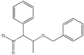 2-(Benzyloxy)-1-nitro-1-phenylpropane Struktur