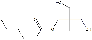 Hexanoic acid 3-hydroxy-2-(hydroxymethyl)-2-methylpropyl ester Structure