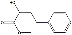 2-Hydroxy-4-phenylbutyric acid methyl ester 结构式