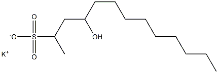  4-Hydroxytridecane-2-sulfonic acid potassium salt