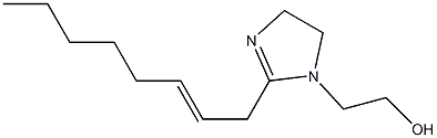 2-(2-Octenyl)-2-imidazoline-1-ethanol Structure