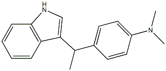 4-[1-(1H-Indol-3-yl)ethyl]-N,N-dimethylaniline Struktur