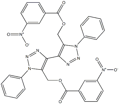 1,1'-Diphenyl-5,5'-bis[(3-nitrobenzoyloxy)methyl]-4,4'-bi(1H-1,2,3-triazole)