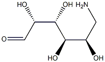 6-アミノ-6-デオキシ-D-アロース 化学構造式