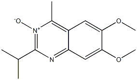 2-Isopropyl-4-methyl-6,7-dimethoxyquinazoline 3-oxide Structure