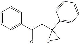 2-Phenyl-2-(phenylcarbonylmethyl)oxirane Structure