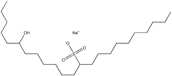 18-Hydroxytricosane-11-sulfonic acid sodium salt|