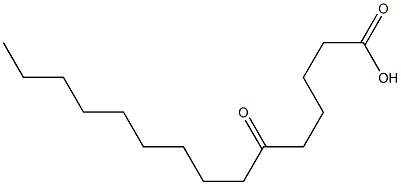 6-オキソペンタデカン酸 化学構造式