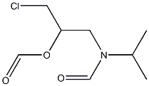 Formic acid 2-chloro-1-[(N-formyl-N-isopropylamino)methyl]ethyl ester,,结构式