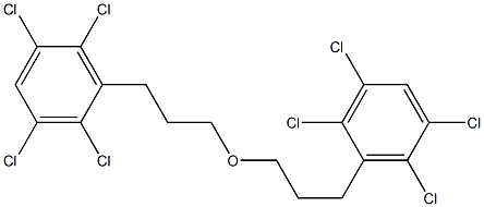 2,3,5,6-Tetrachlorophenylpropyl ether Struktur