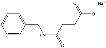 3-[(Benzylamino)carbonyl]propionic acid sodium salt Structure