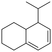 1,2,3,4,4a,5-Hexahydro-5-isopropylnaphthalene 结构式