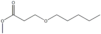 3-Pentyloxypropionic acid methyl ester Structure