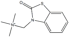  N-[[(2,3-Dihydro-2-oxobenzothiazol)-3-yl]methyl]-N,N,N-trimethylaminium