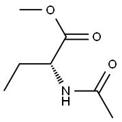 [R,(+)]-2-Acetylaminobutyric acid methyl ester Struktur