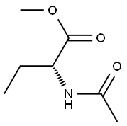 [R,(+)]-2-Acetylaminobutyric acid methyl ester Structure