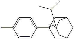 1-(4-Methylphenyl)-3-(isopropyl)adamantane Struktur