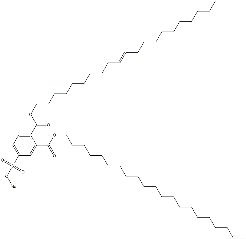 4-(Sodiosulfo)phthalic acid di(10-henicosenyl) ester