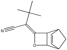 4-(2,2-Dimethyl-1-cyanopropylidene)-3-oxatricyclo[4.2.1.02,5]non-7-ene