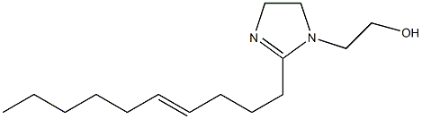 2-(4-Decenyl)-2-imidazoline-1-ethanol Structure