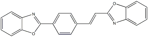 2-[(E)-4-(Benzoxazol-2-yl)styryl]benzoxazole 结构式