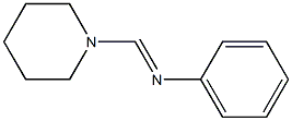 1-(Phenyliminomethyl)piperidine Structure