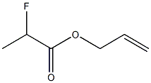 2-Fluoropropionic acid 2-propenyl ester Structure