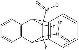 11,12-Difluoro-11,12-dinitro-9,10-dihydro-9,10-ethanoanthracene Struktur
