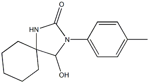 3-(p-Tolyl)-4-hydroxy-2-oxo-1,3-diazaspiro[4.5]decane Structure