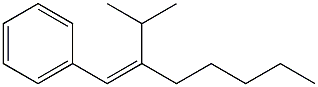 Isopropyl-1-pentylstyrene Structure