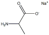 2-Aminopropionic acid sodium salt,,结构式