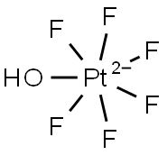 Oxygenyl hexafluoroplatinate(V) Struktur