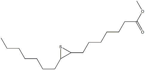 8,9-Epithiohexadecanoic acid methyl ester Structure