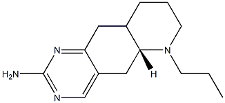 [5aR,6S,(-)]-5,5a,6,7,8,9,9a,10-Octahydro-6-propylpyrido[2,3-g]quinazoline-2-amine