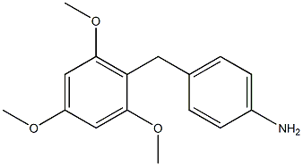 4-(2,4,6-Trimethoxybenzyl)aniline Structure