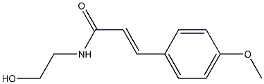p-メトキシけい皮酸モノエタノールアミド 化学構造式